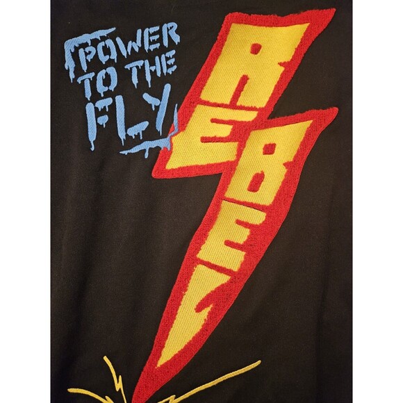 Born Fly full zip jacket size XXL Anytown USA The World is Ours Power to the Fly - Picture 6 of 8